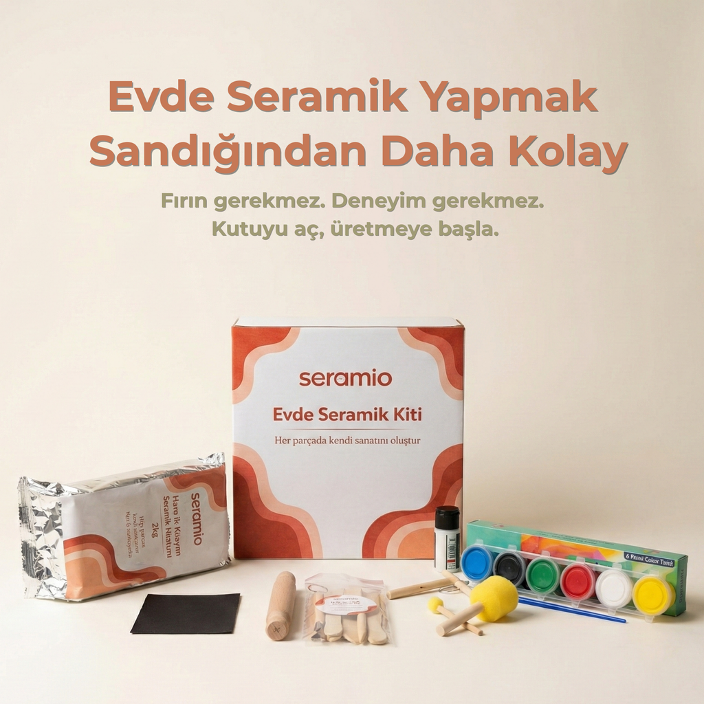 Seramio Evde Seramik Atölyesi Kiti