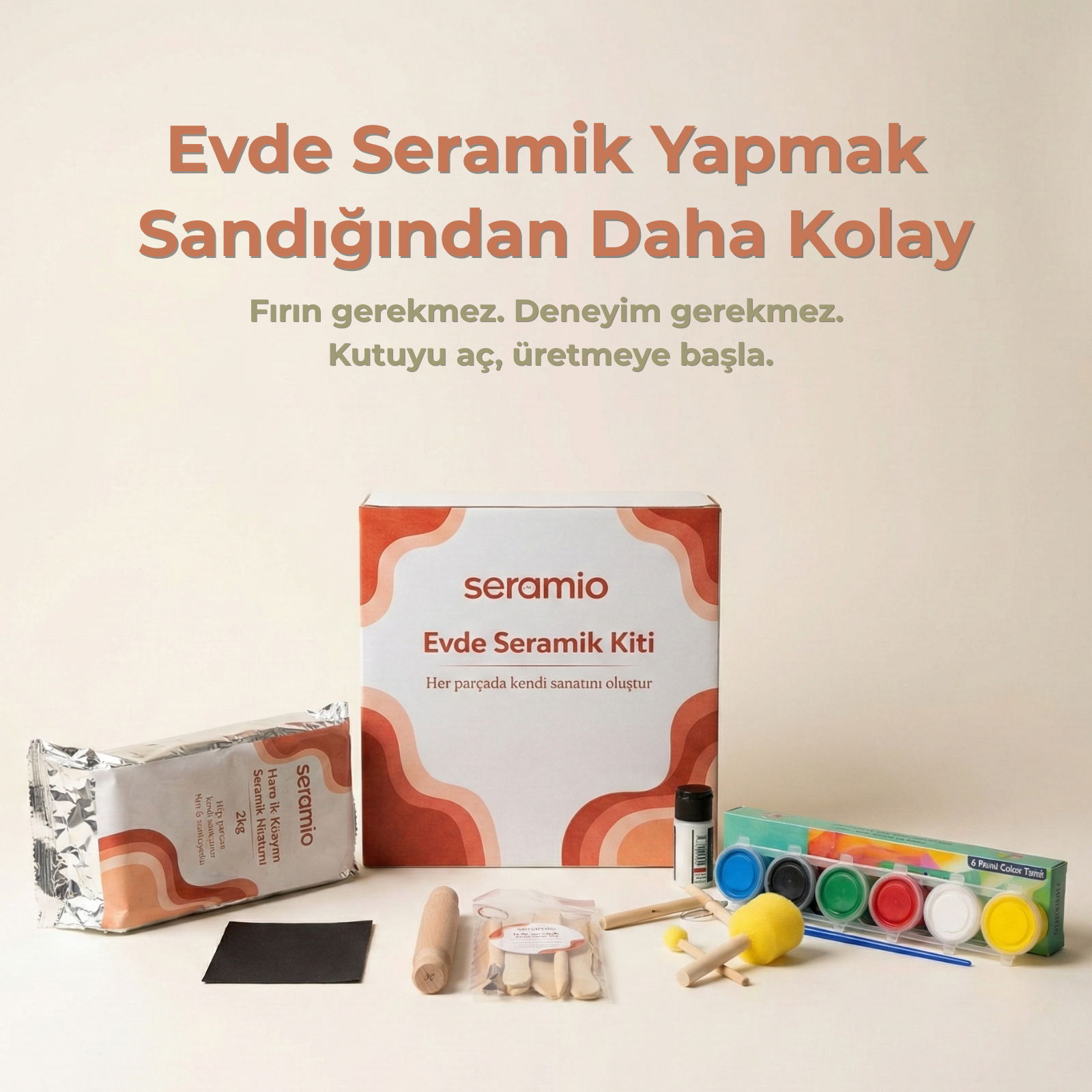 Seramio Evde Seramik Atölyesi Kiti