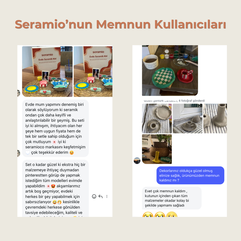 Seramio Evde Seramik Atölyesi Kiti