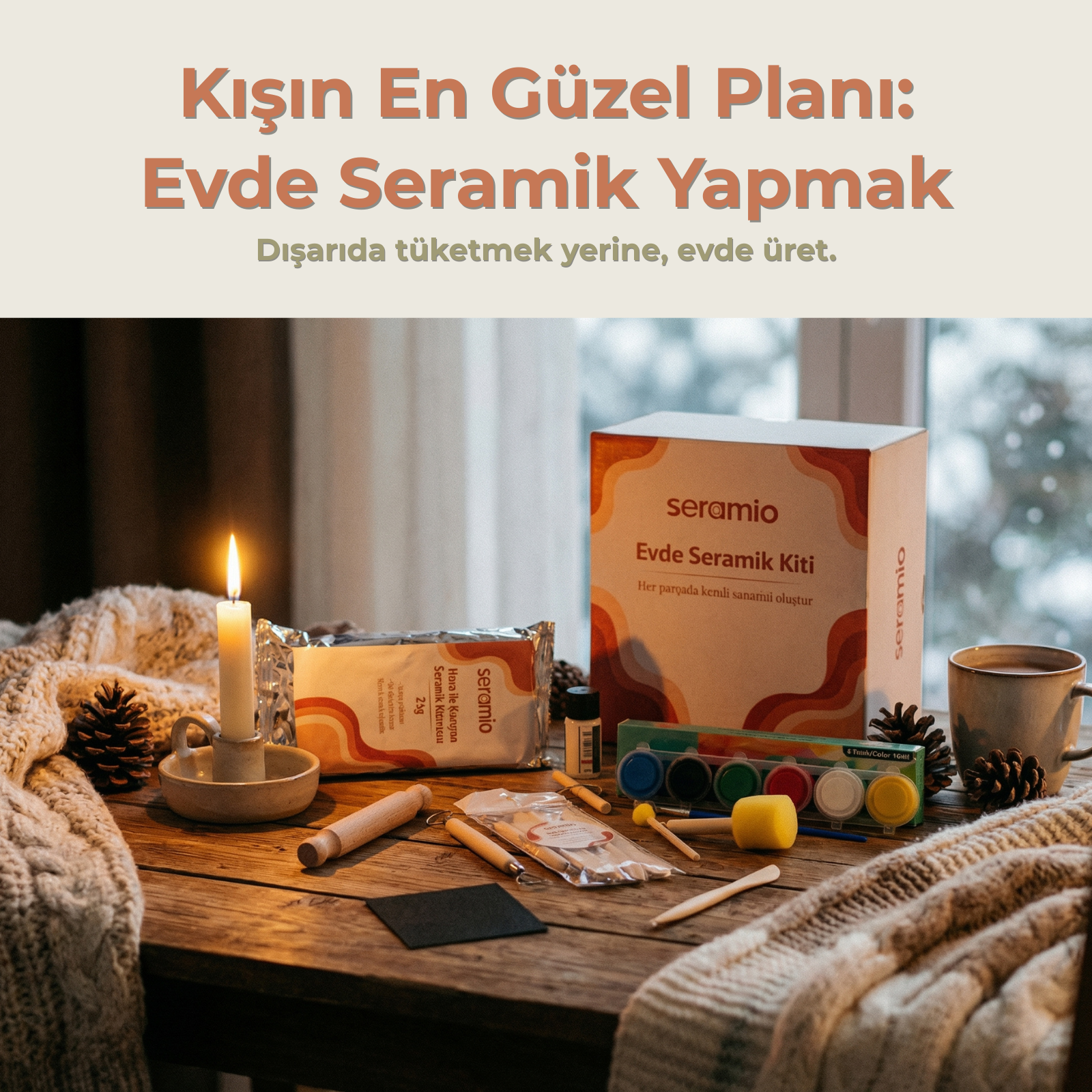 Seramio Evde Seramik Atölyesi Kiti
