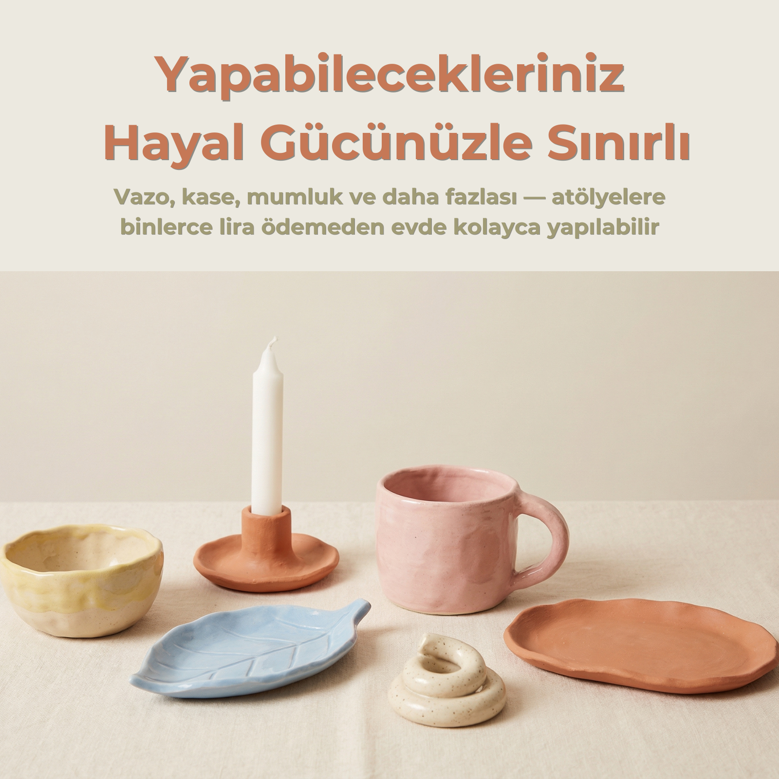 Seramio Evde Seramik Atölyesi Kiti